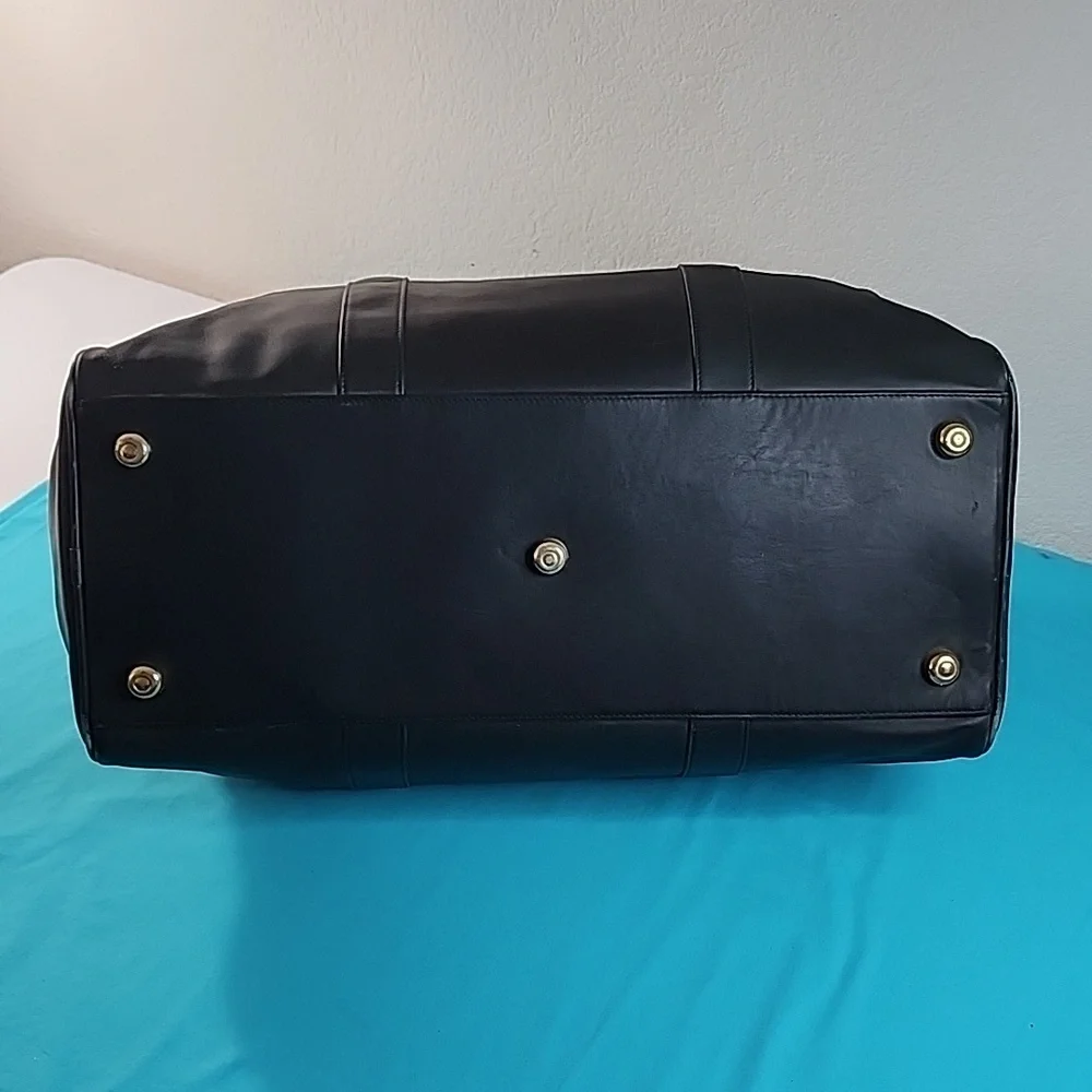 Rare Exclusive Coach x Lexus Limited Edition Black Leather Travel Luggage Bag